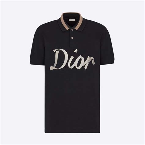 dior polo zwart|dior t shirt men.